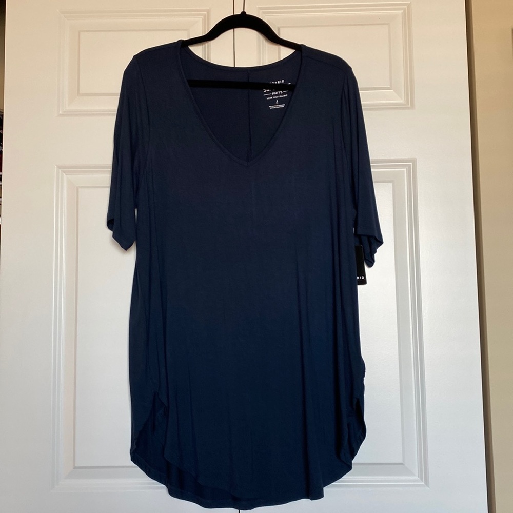 Torrid Size 2 (18/20) Dark Blue Tunic